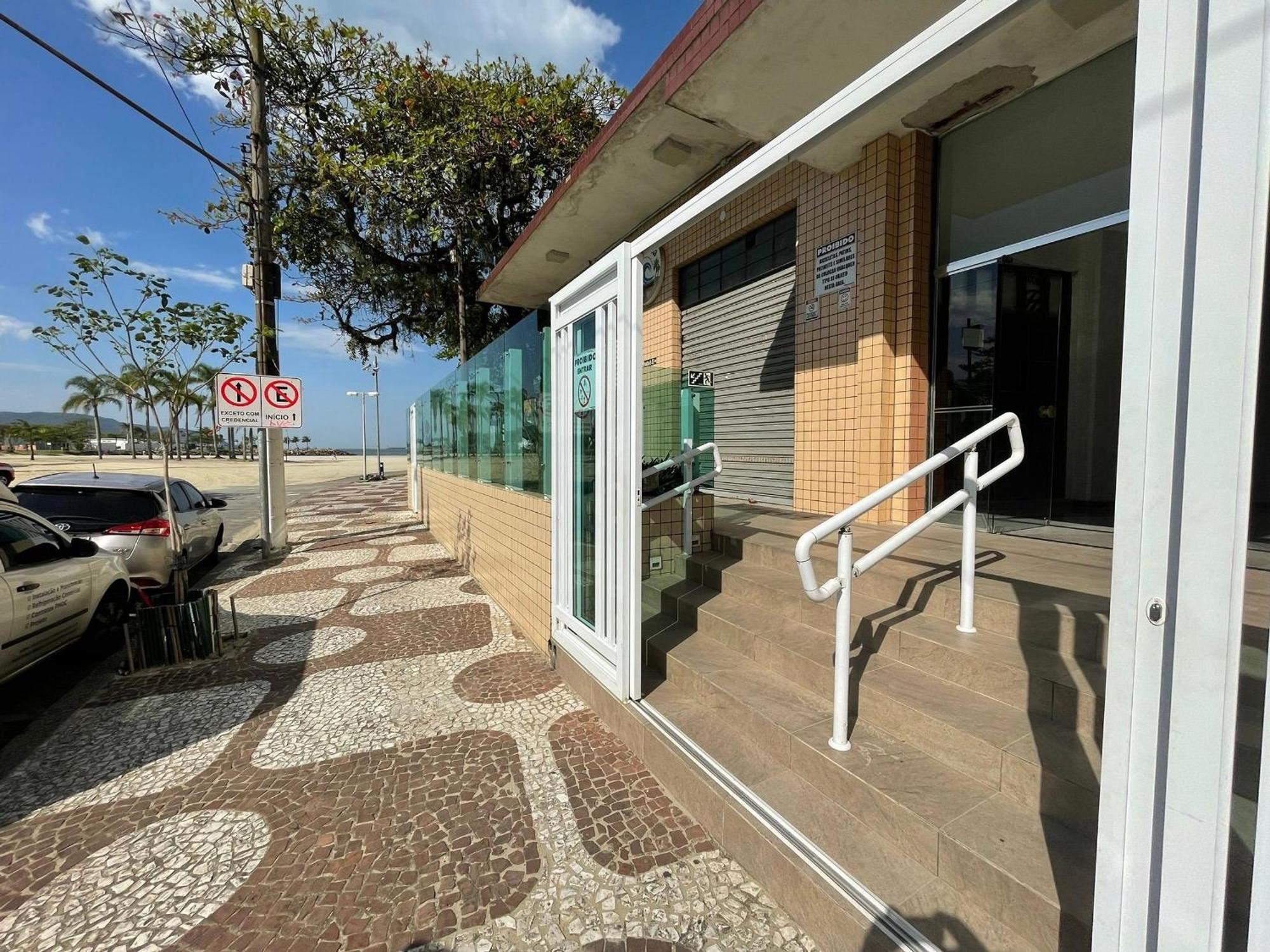 דירות סנטוס Ap Pe Na Areia Vista Parcial Mar מראה חיצוני תמונה