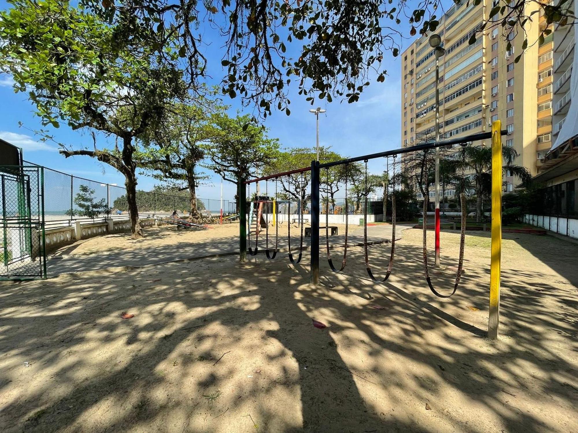 דירות סנטוס Ap Pe Na Areia Vista Parcial Mar מראה חיצוני תמונה